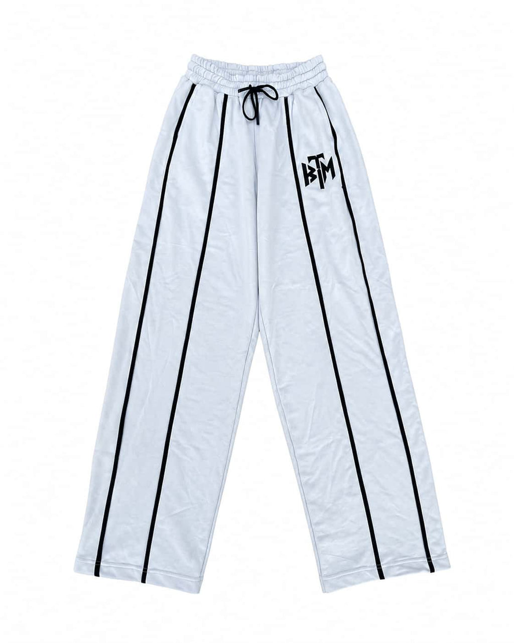 GREY WIDE LEG SWEATPANTS