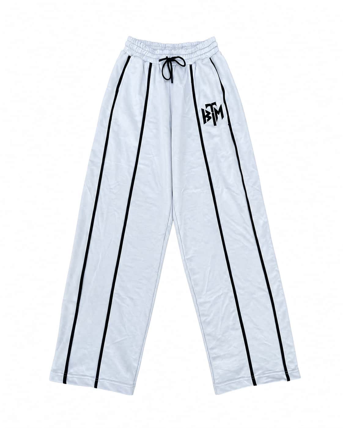 GREY WIDE LEG SWEATPANTS
