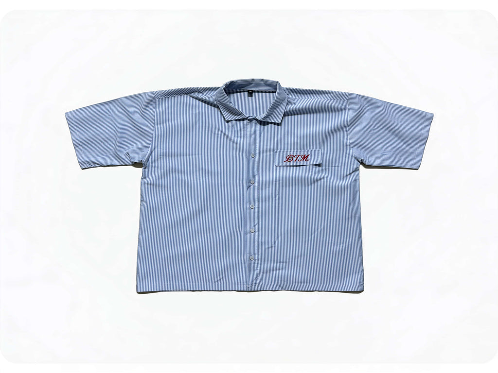 Short sleeve stripe shirt
